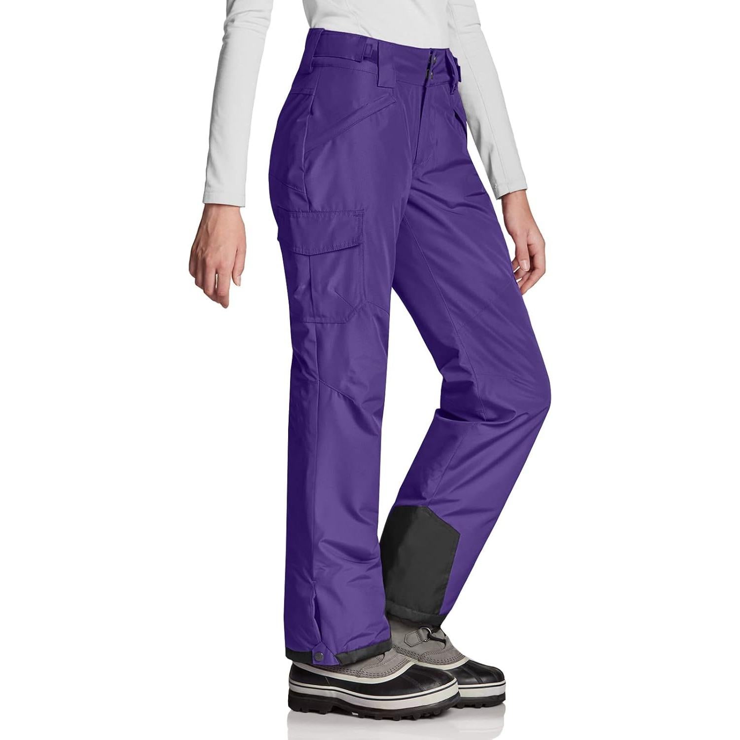 Pantalones de Nieve TSLA para Mujeres Aislados Morado