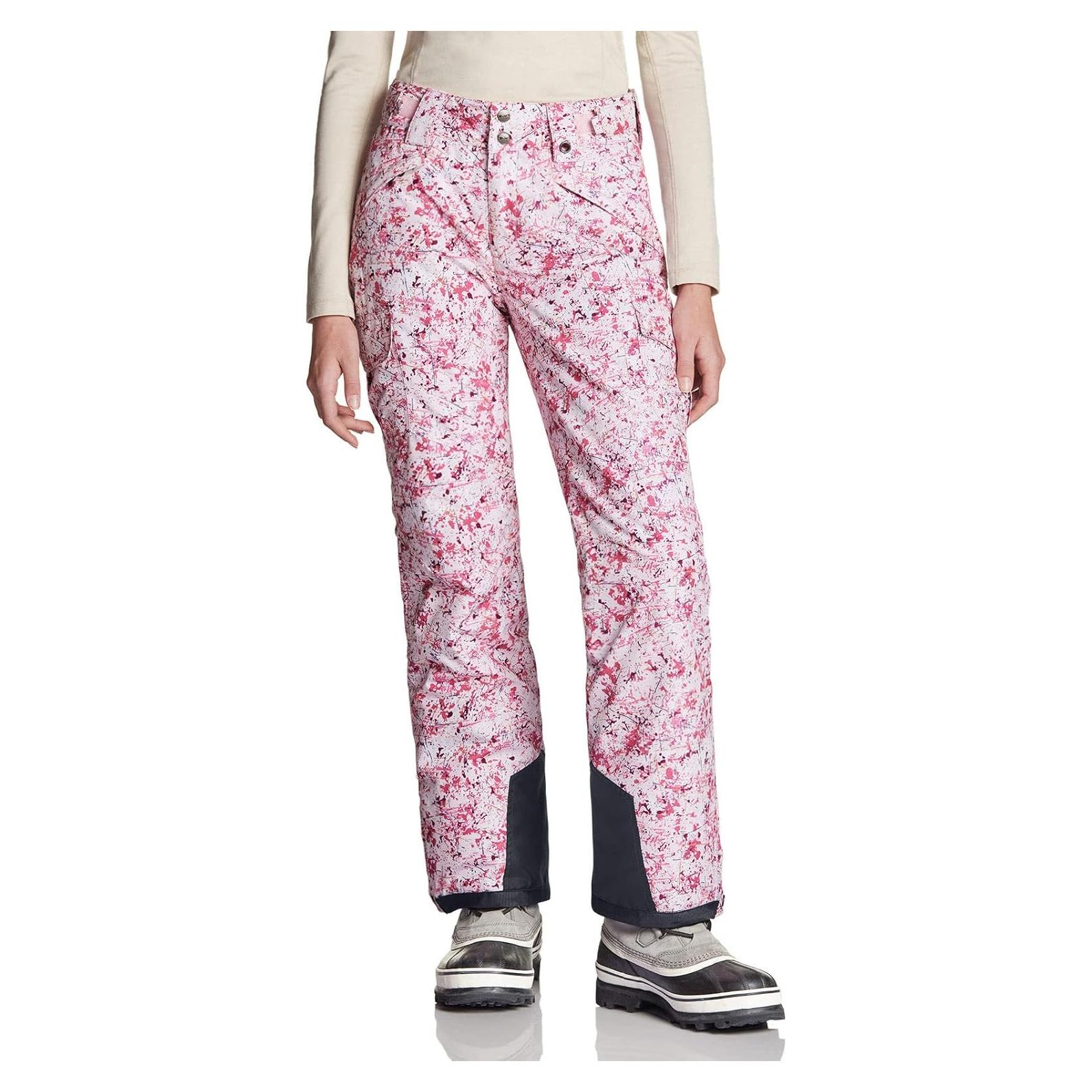 Pantalones de Nieve TSLA para Mujeres Aislados Impermeables