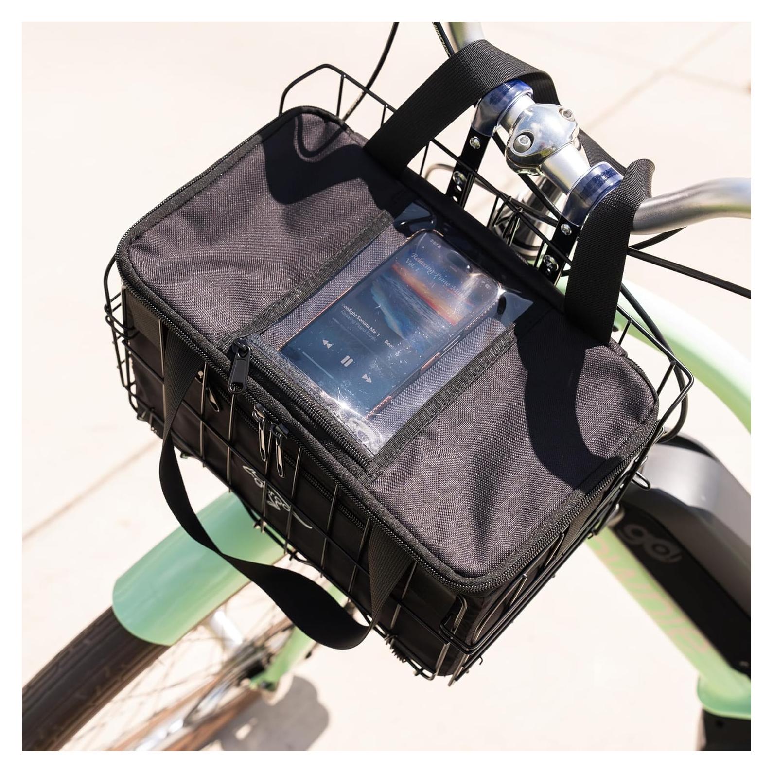 Cesta de Bicicleta Plegable Goroo con Bolsa Térmica 20kg