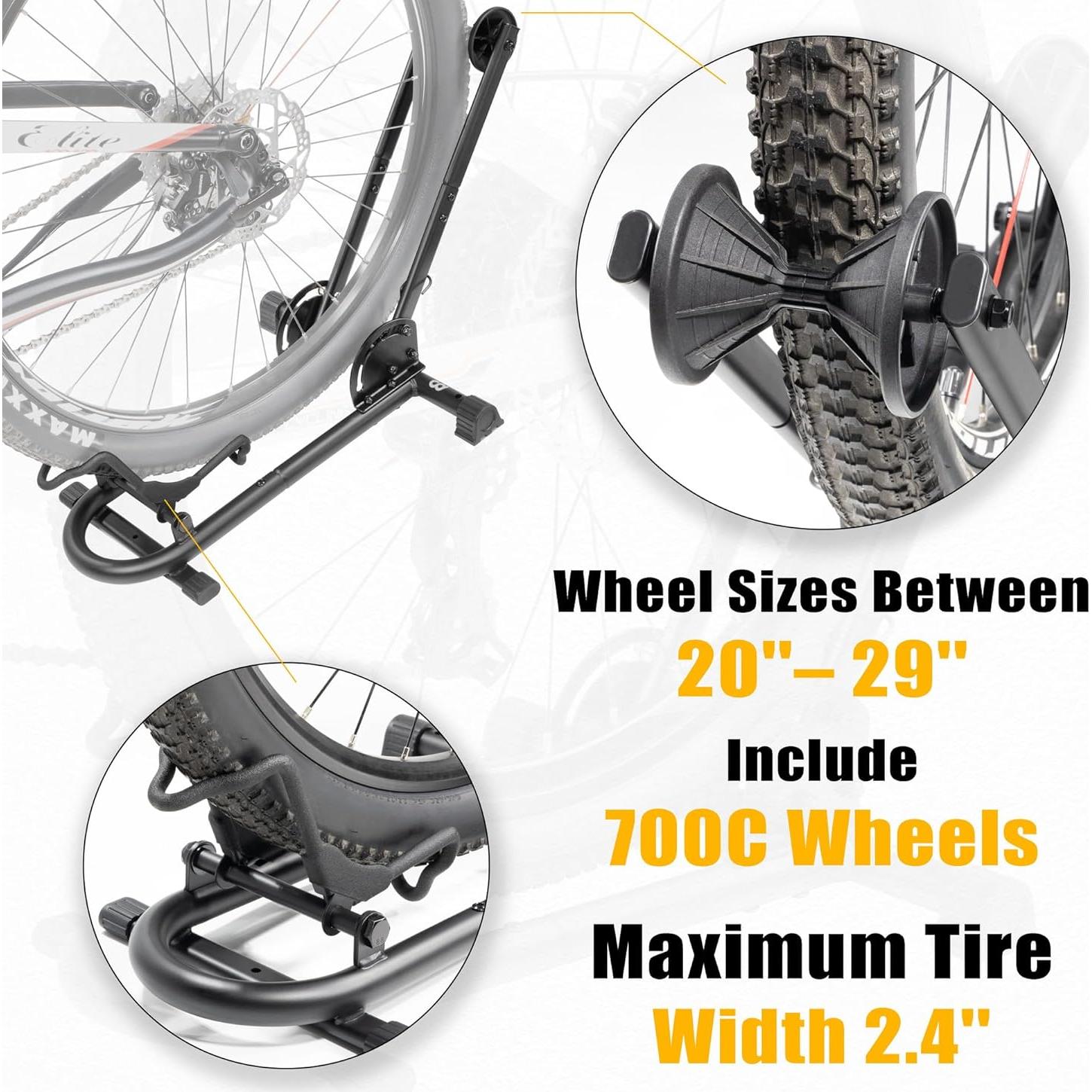 Soporte Plegable para Bicicleta BikeHand - Acero, 1 Bicicleta, Negro