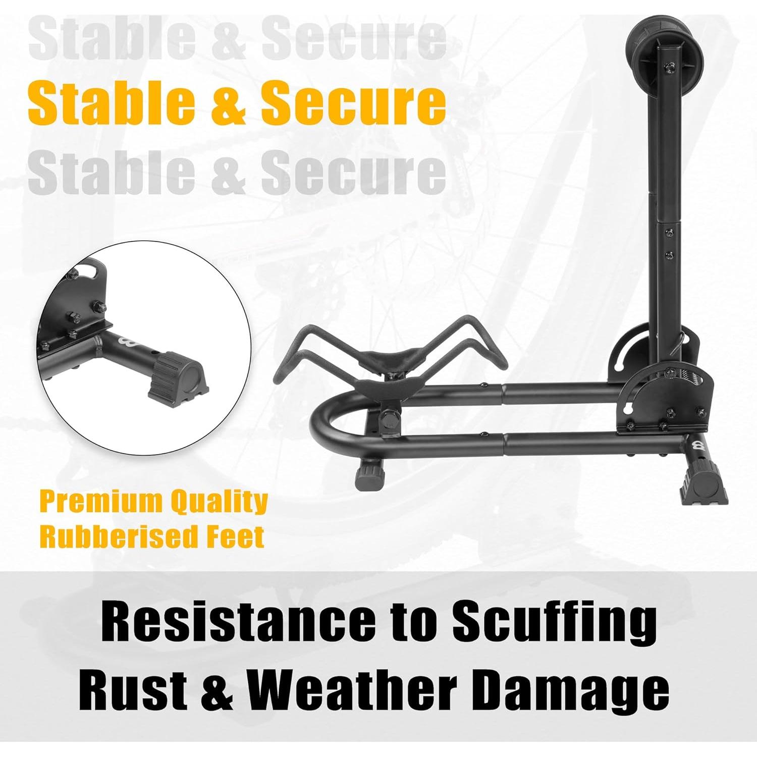 Soporte Plegable para Bicicleta BikeHand - Acero, 1 Bicicleta, Negro