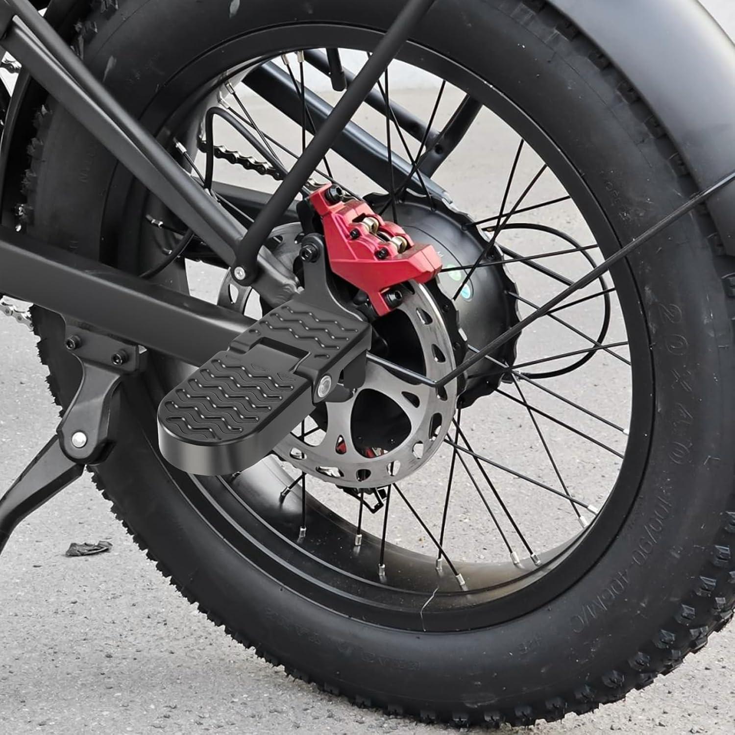 Pedales Traseros Plegables Shwsed para Bicicleta 15mm Antideslizantes