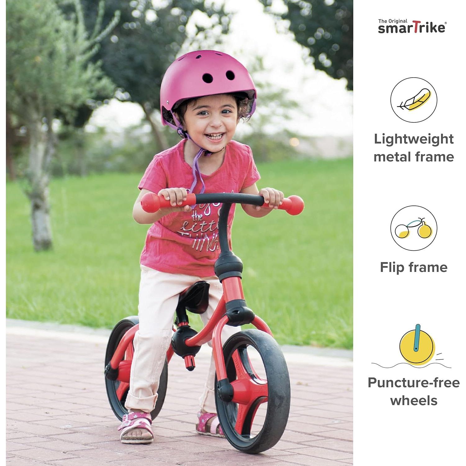 Bicicleta de Equilibrio smarTrike 2 en 1 Roja para Niños