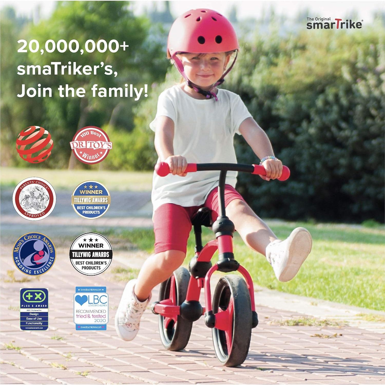 Bicicleta de Equilibrio smarTrike 2 en 1 Roja para Niños
