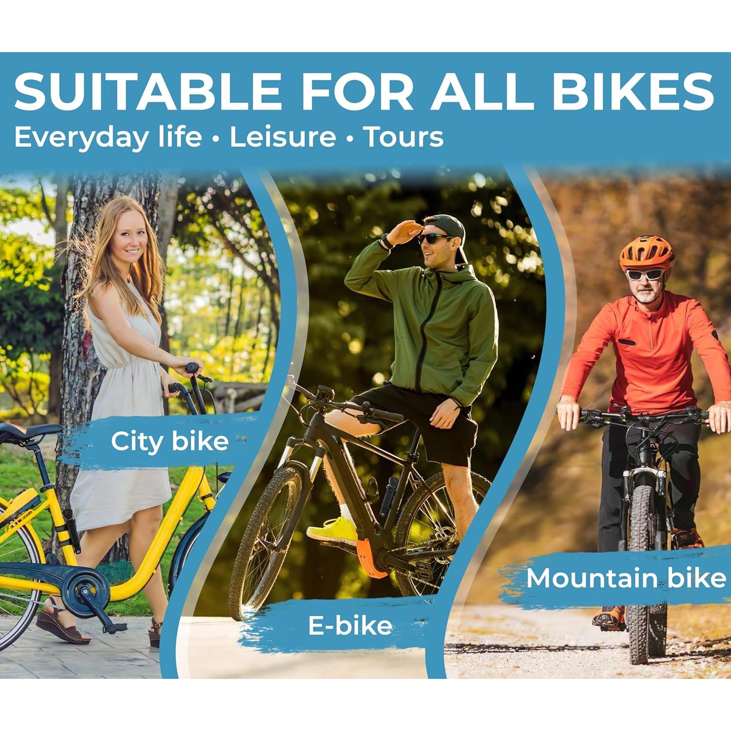 Candado Plegable Widder Jupiter 120 cm para Bicicleta con 4 Llaves