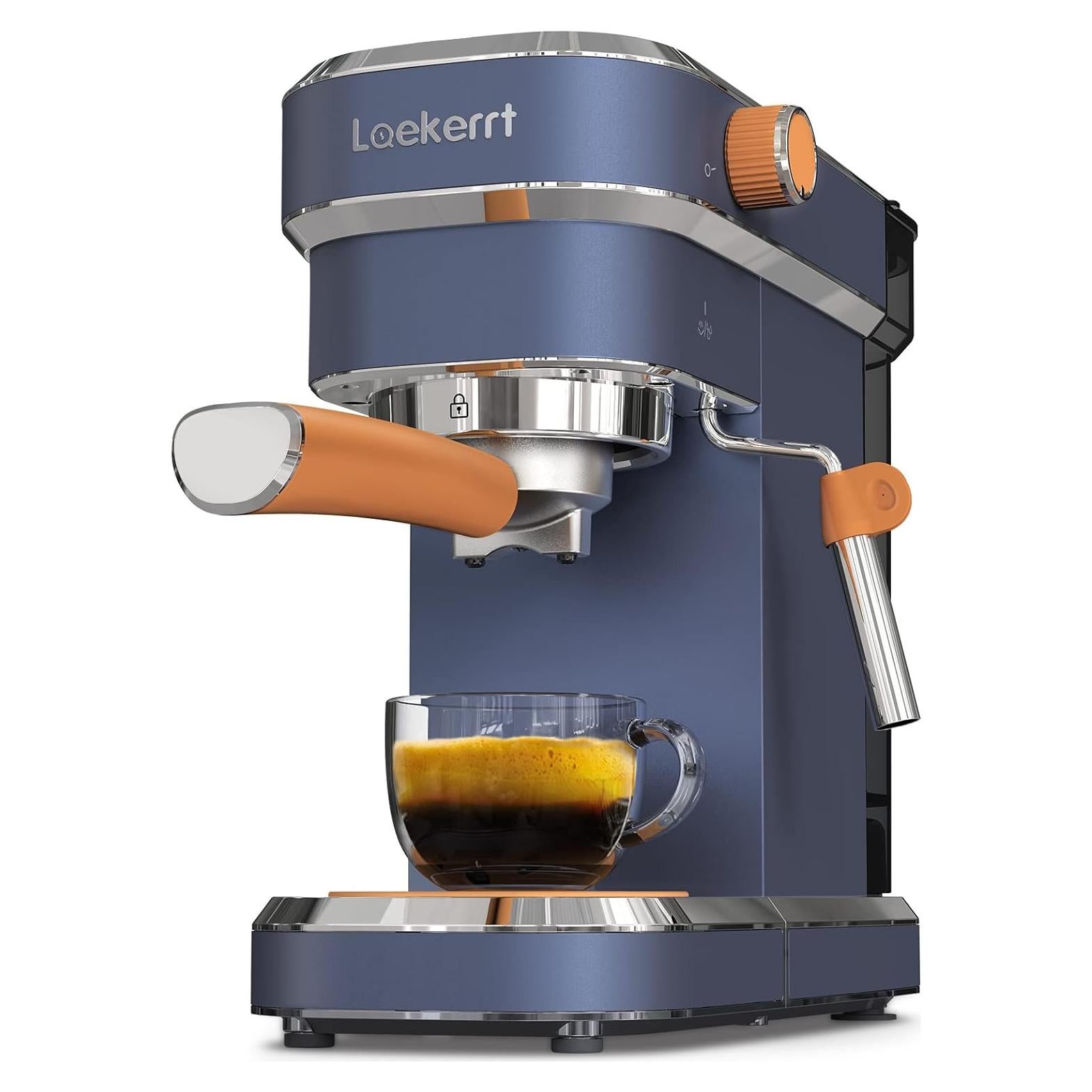 Cafetera Espresso Laekerrt CMEP01 20 Bar Acero Inoxidable Azul