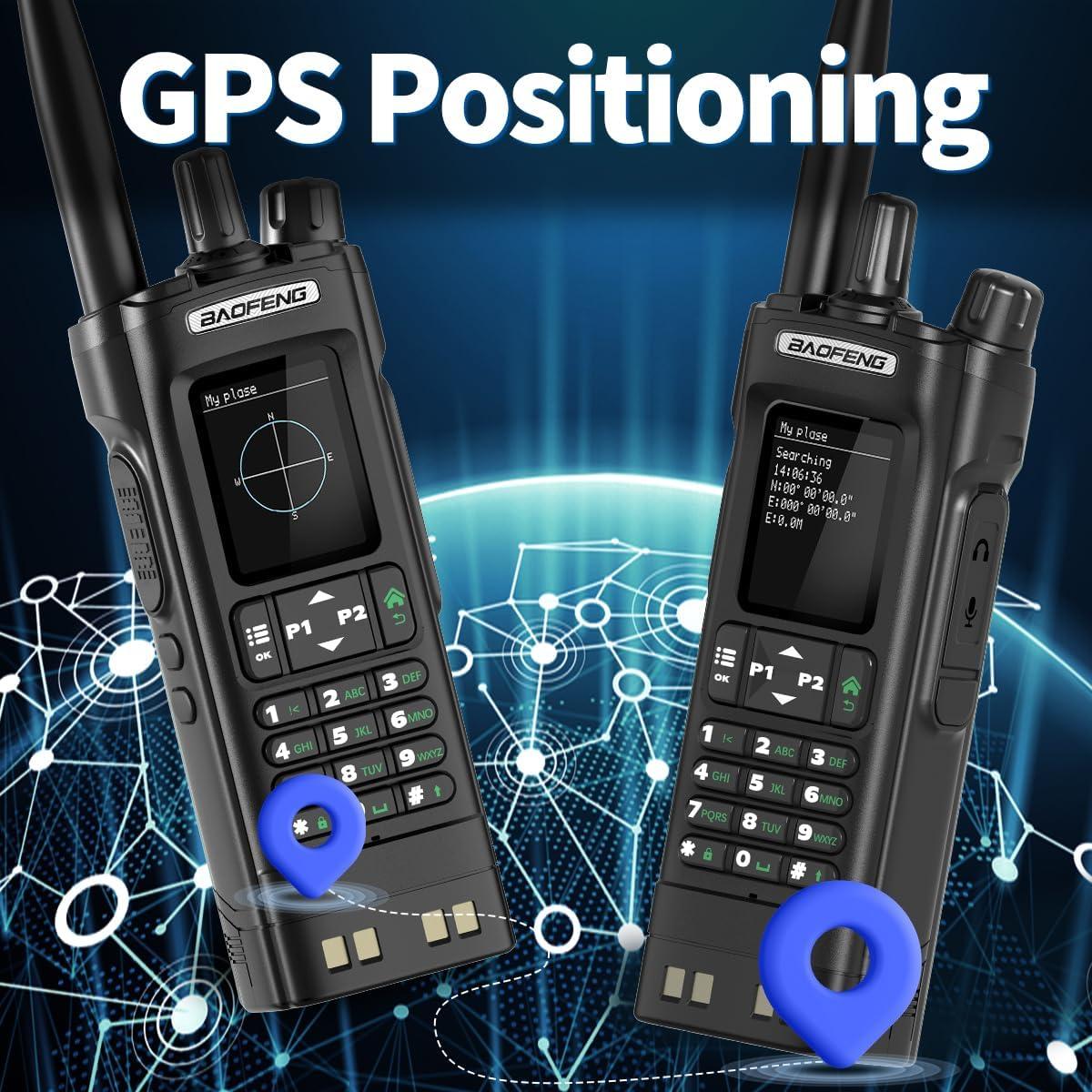 Radio de Mano BAOFENG UV-32 10W con GPS y NOAA