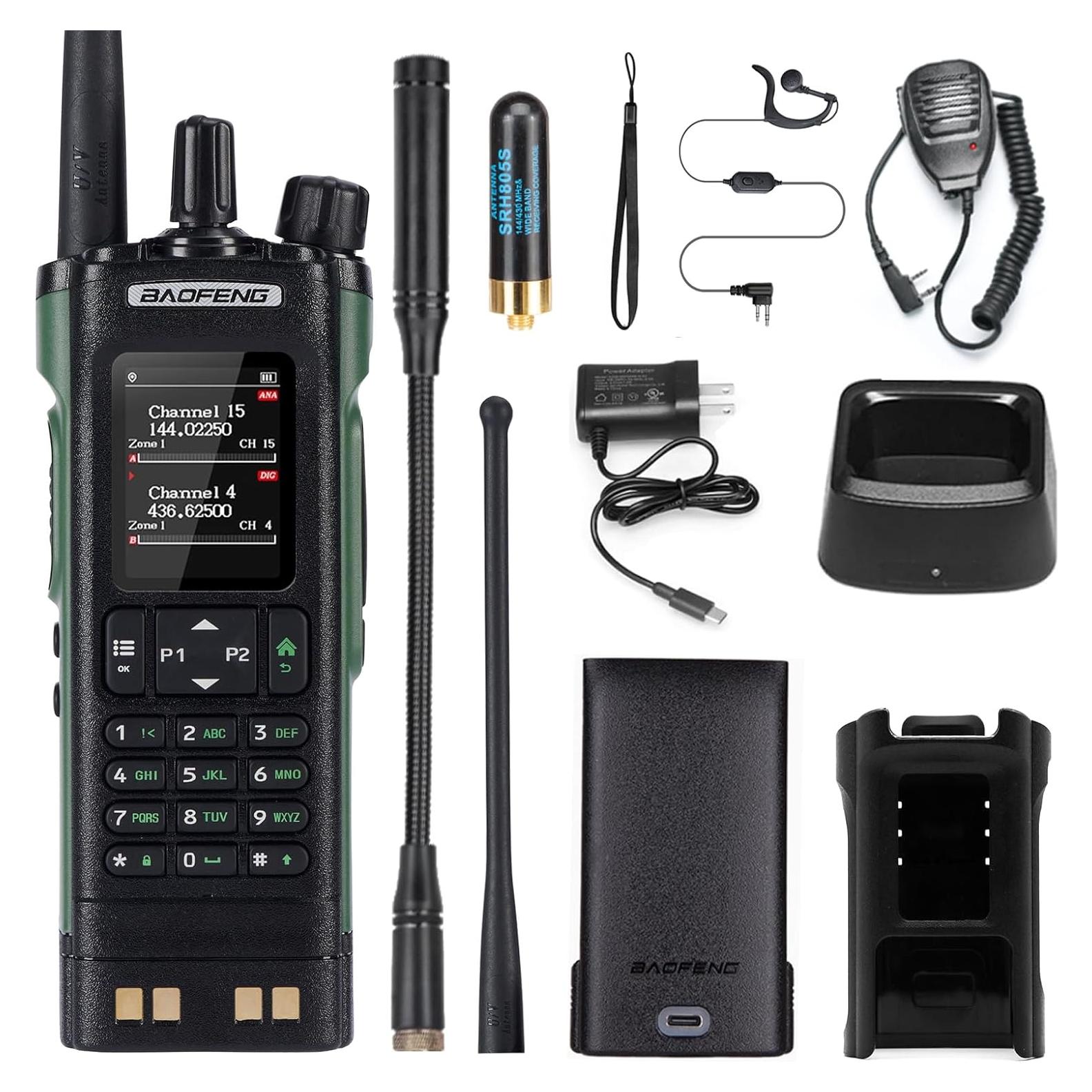 Radio DMR Baofeng DM-32UV 10W GPS Dual UHF/VHF