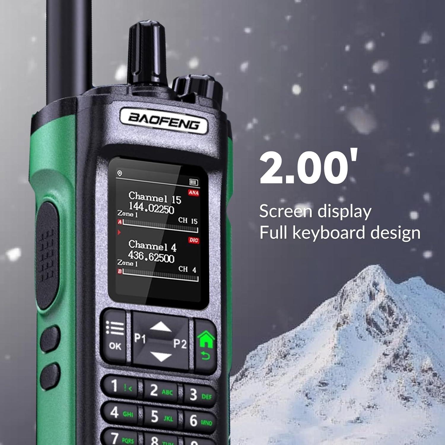 Radio DMR Baofeng DM-32UV 10W GPS Dual UHF/VHF