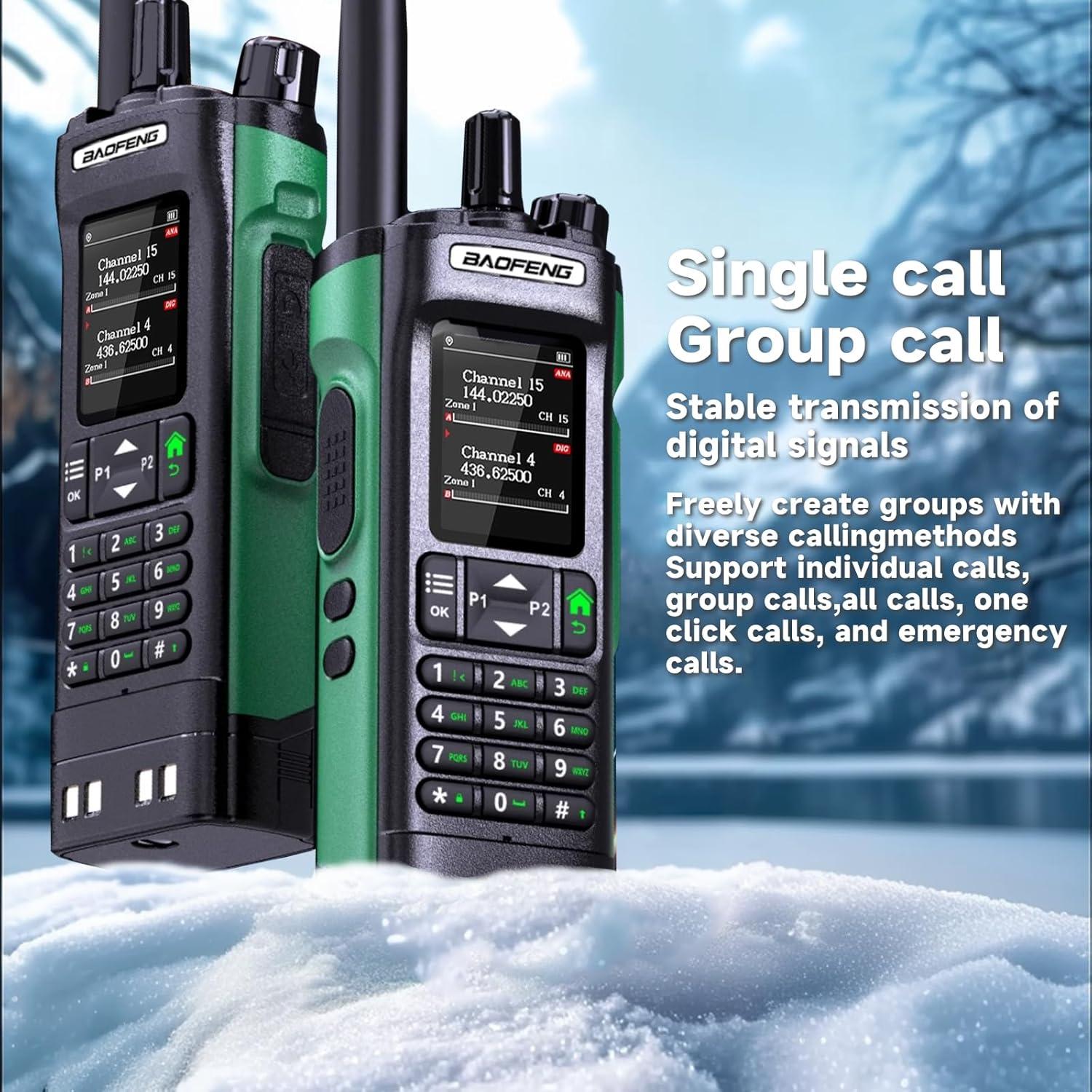 Radio DMR Baofeng DM-32UV 10W GPS Dual UHF/VHF