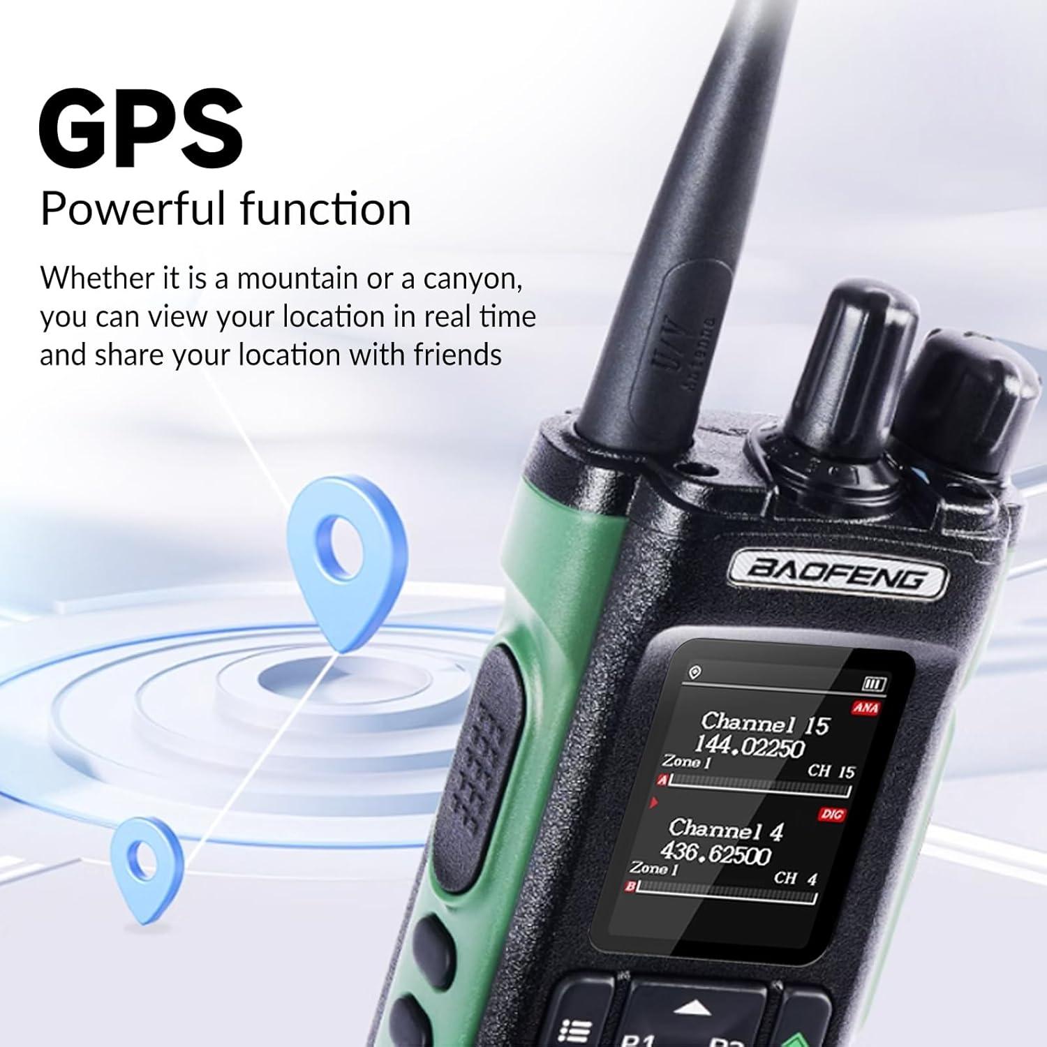 Radio DMR Baofeng DM-32UV 10W GPS Dual UHF/VHF