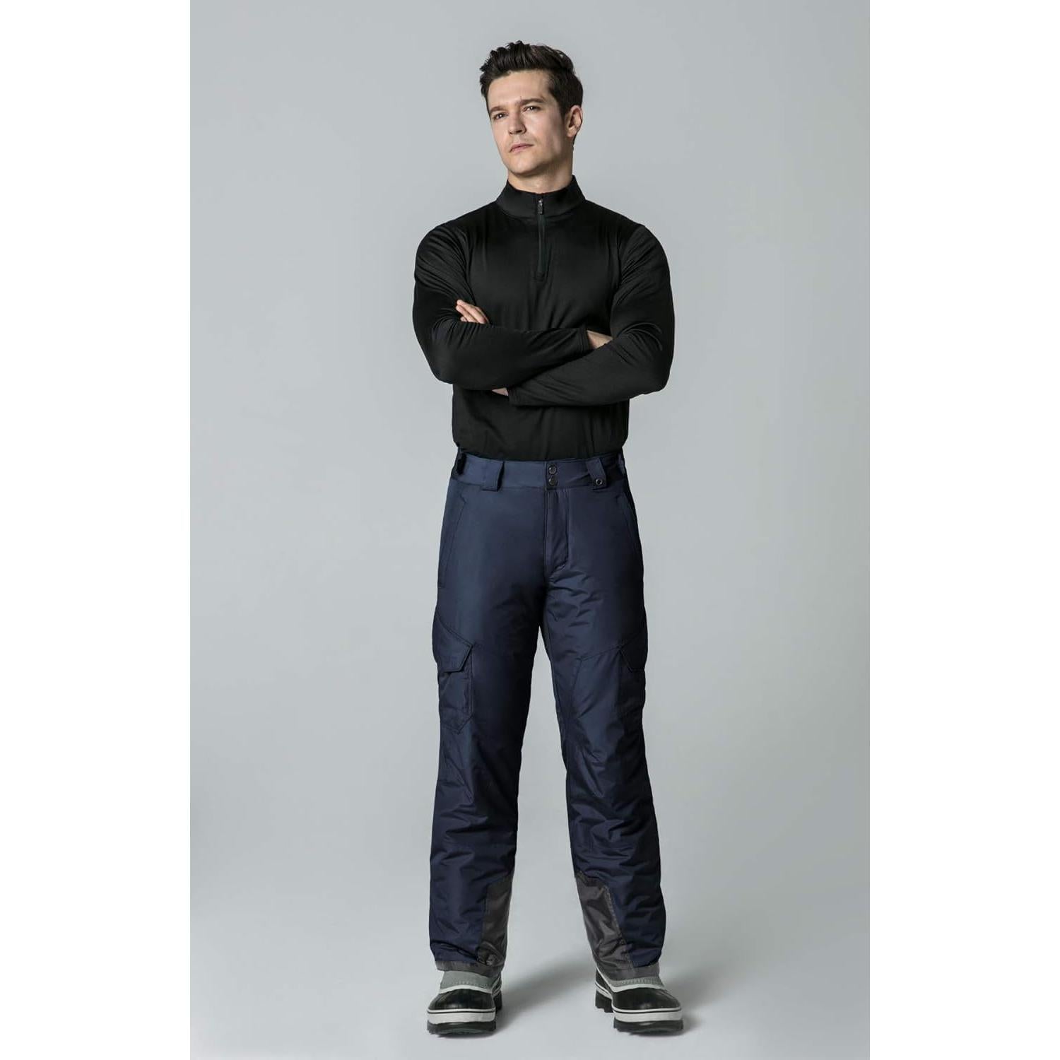 Pantalones de Nieve TSLA para Hombre XX-Large Impermeables