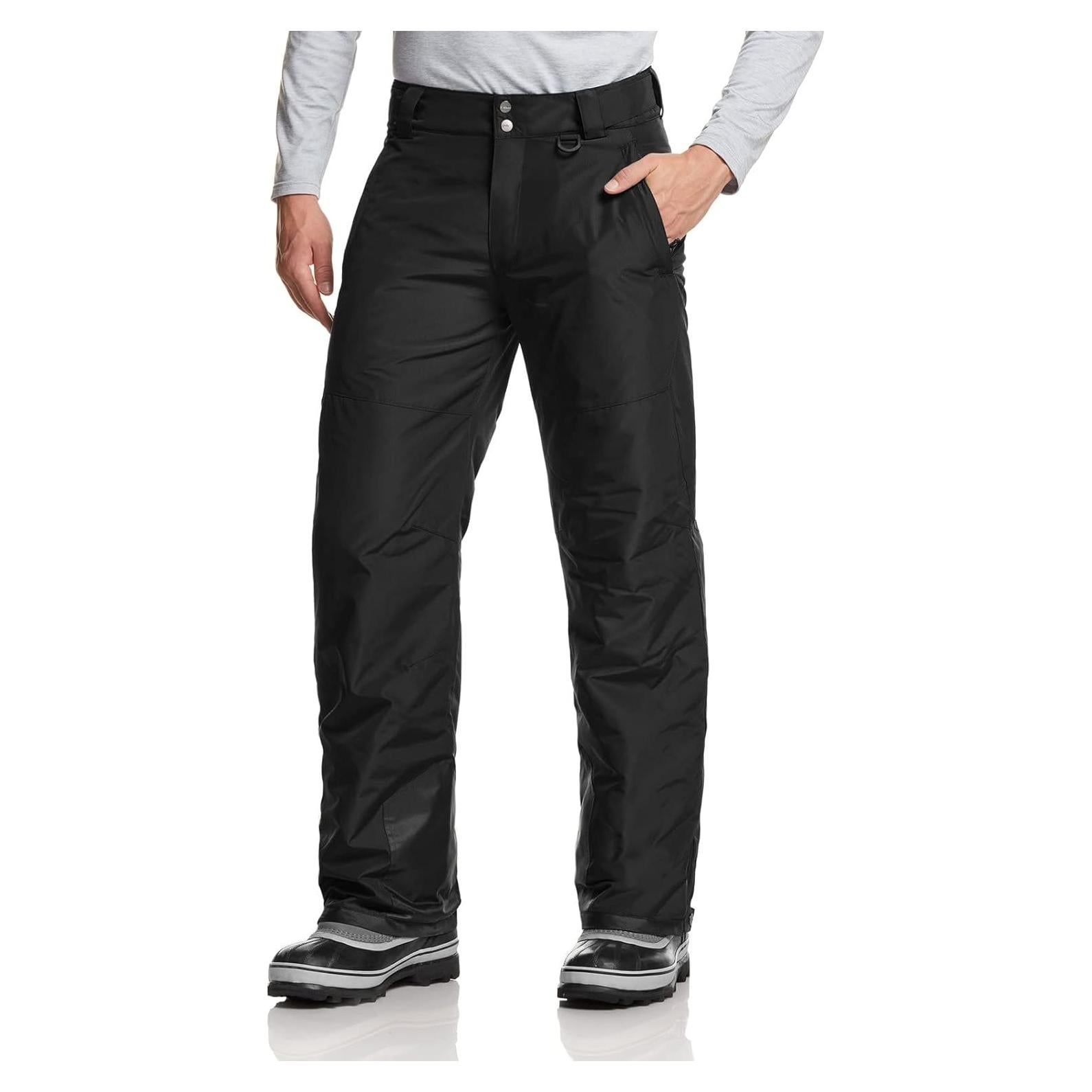 Pantalones de Nieve TSLA X-Grande Impermeables Negros