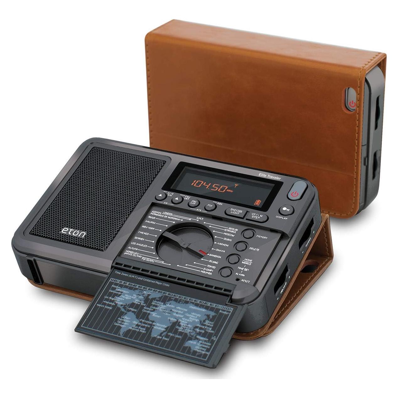 Radio Portátil Eton Elite Traveler AM/FM con RDS y Alarma