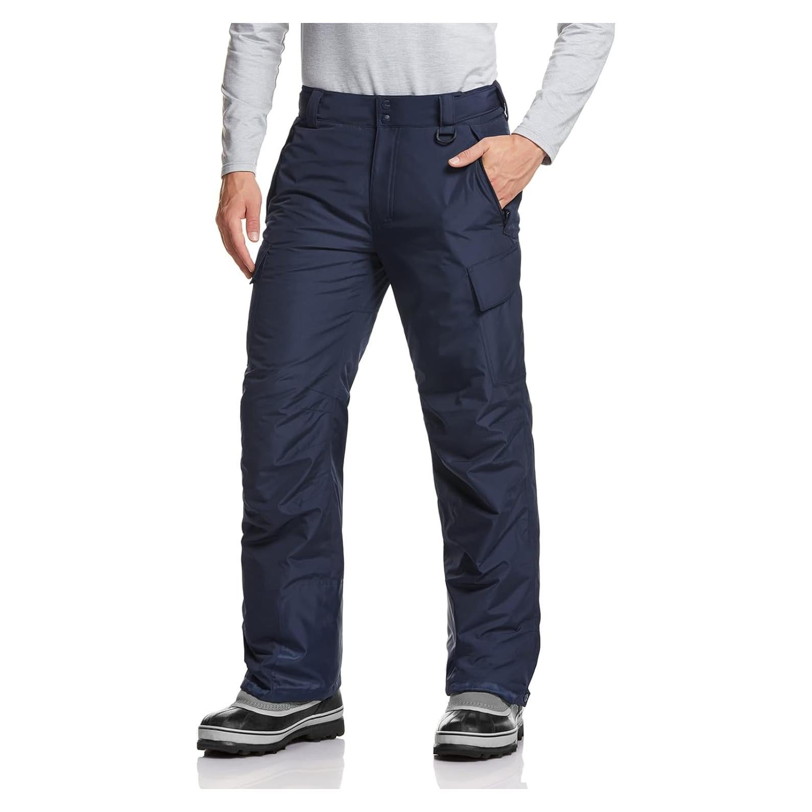 Pantalones de Nieve TSLA para Hombre XX-Large Impermeables