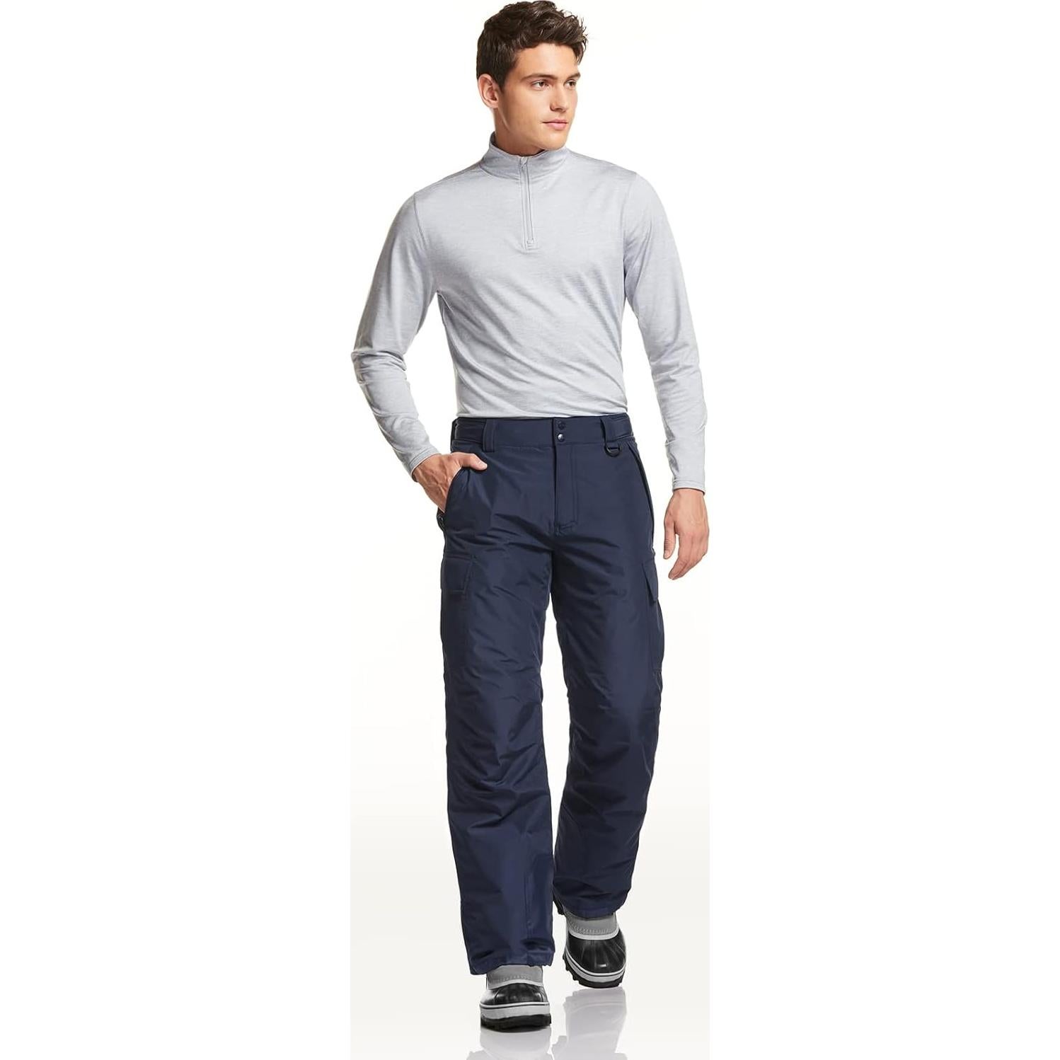 Pantalones de Nieve TSLA para Hombre XX-Large Impermeables