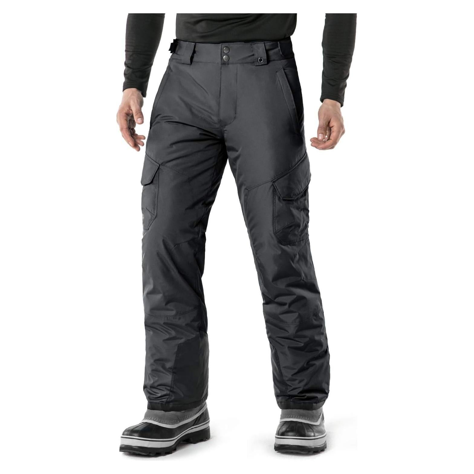 Pantalones de Nieve TSLA para Hombre XX-Large Impermeables