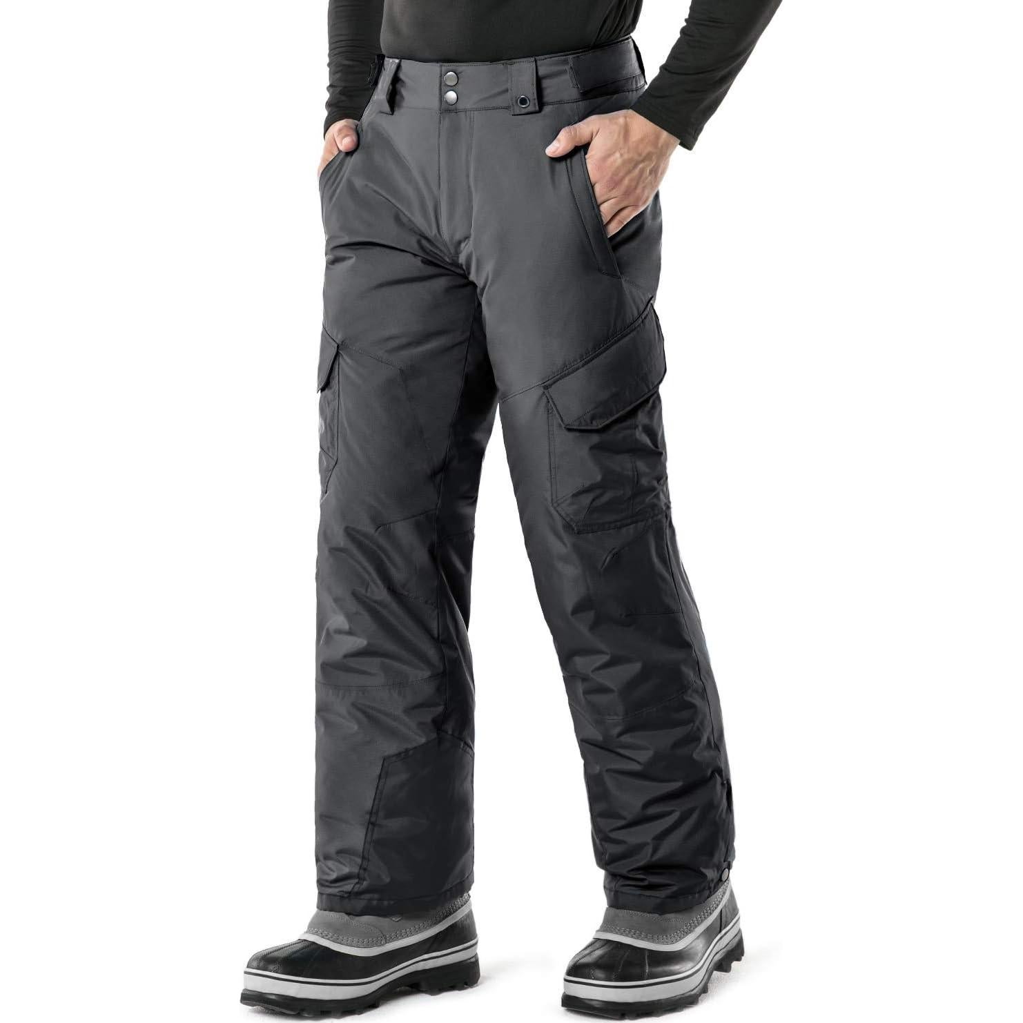 Pantalones de Nieve TSLA para Hombre XX-Large Impermeables