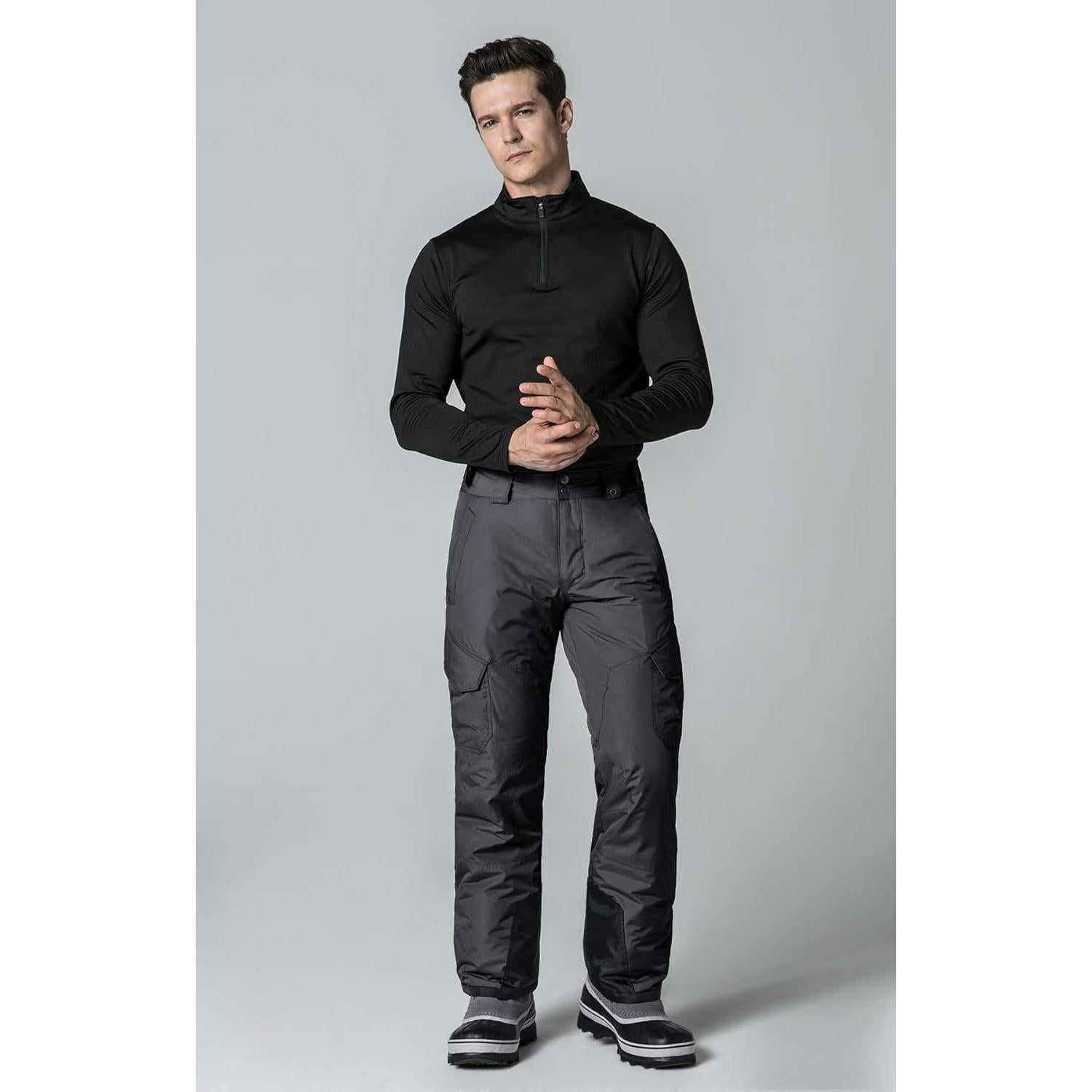 Pantalones de Nieve TSLA para Hombre XX-Large Impermeables