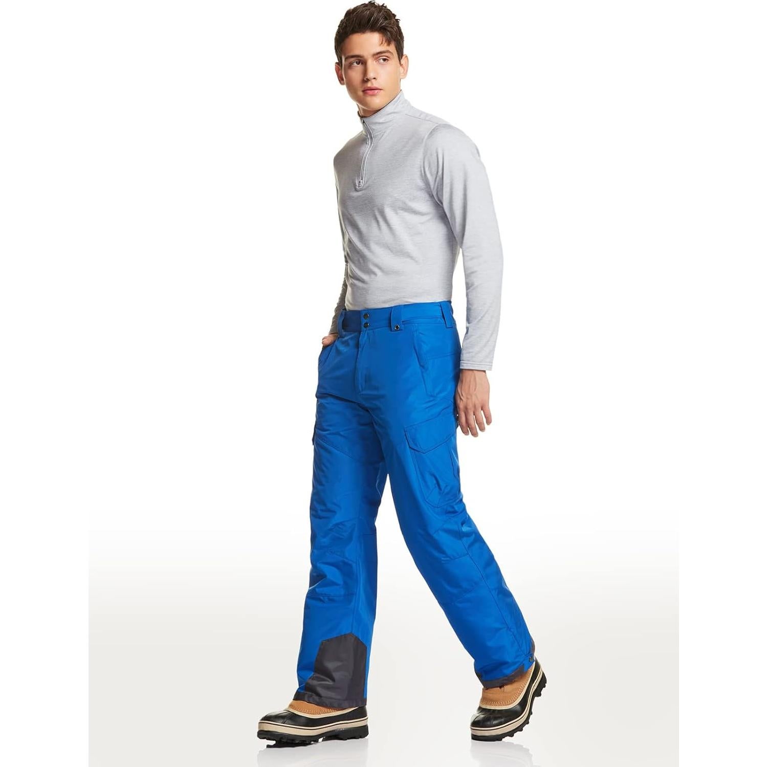 Pantalones de Nieve TSLA para Hombre XX-Large Azul