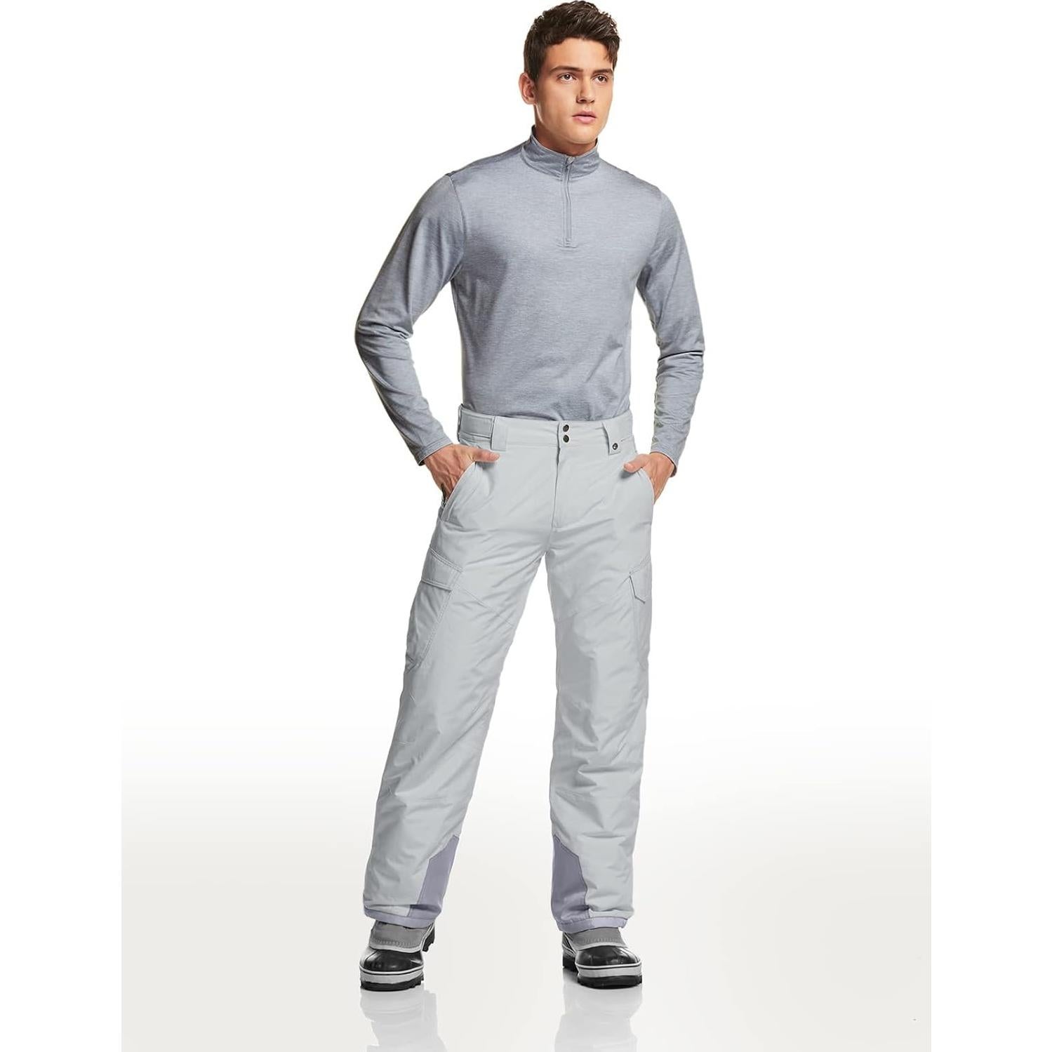 Pantalones de Nieve TSLA para Hombre XX-Large Impermeables