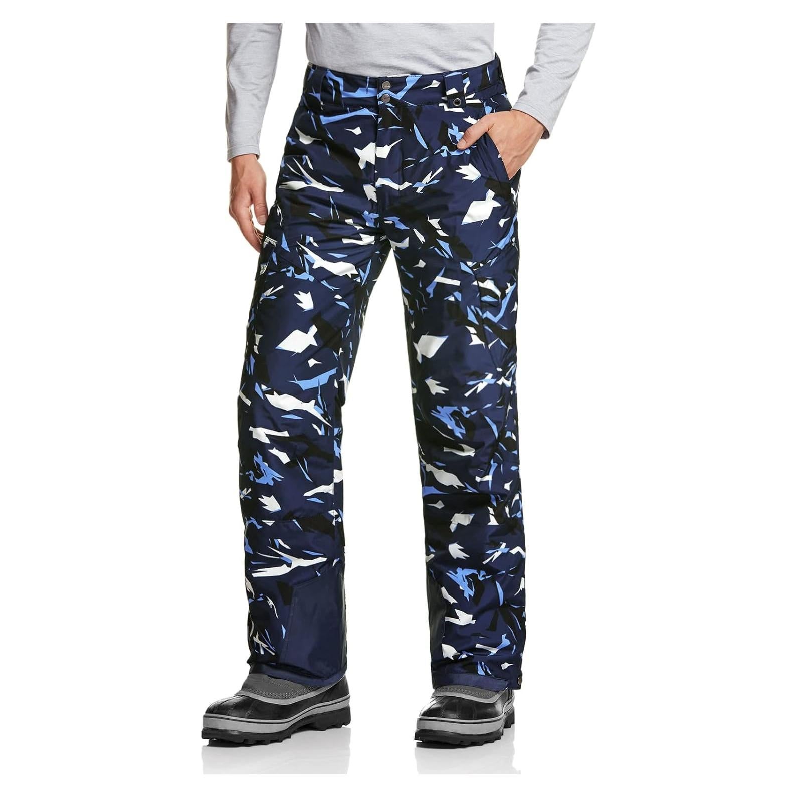 Pantalones de Nieve TSLA para Hombre XX-Large Azul