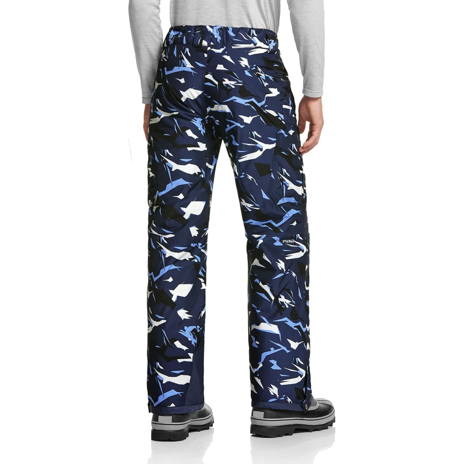 Pantalones de Nieve TSLA para Hombre XX-Large Azul