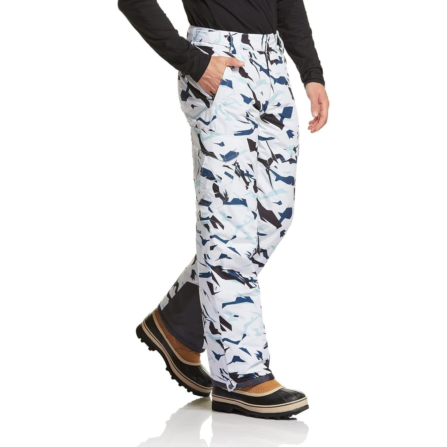 Pantalones de Nieve TSLA para Hombre XX-Large Impermeables