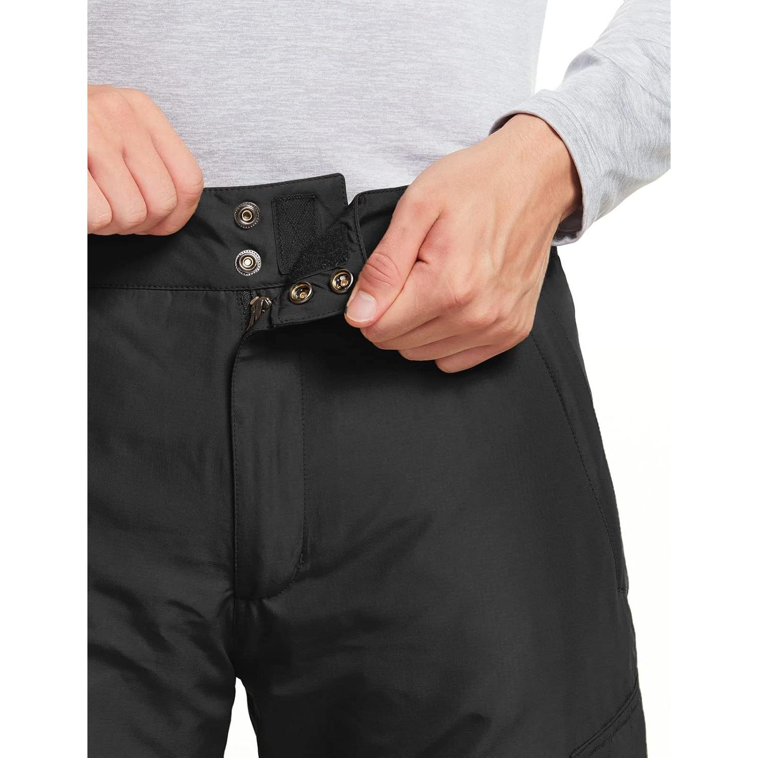 Pantalones de Nieve TSLA para Hombre XX-Large Impermeables