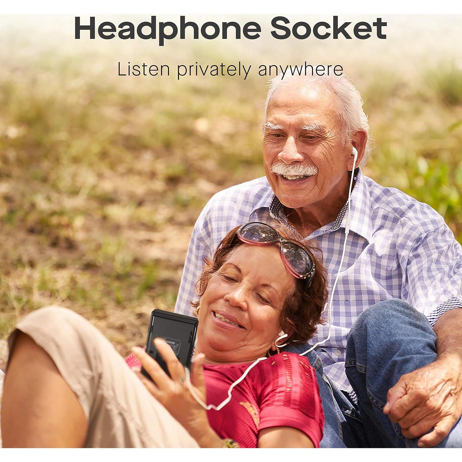 Radio portátil AM FM Vondior - Compacta, 0.45 kg, 2 pilas AA