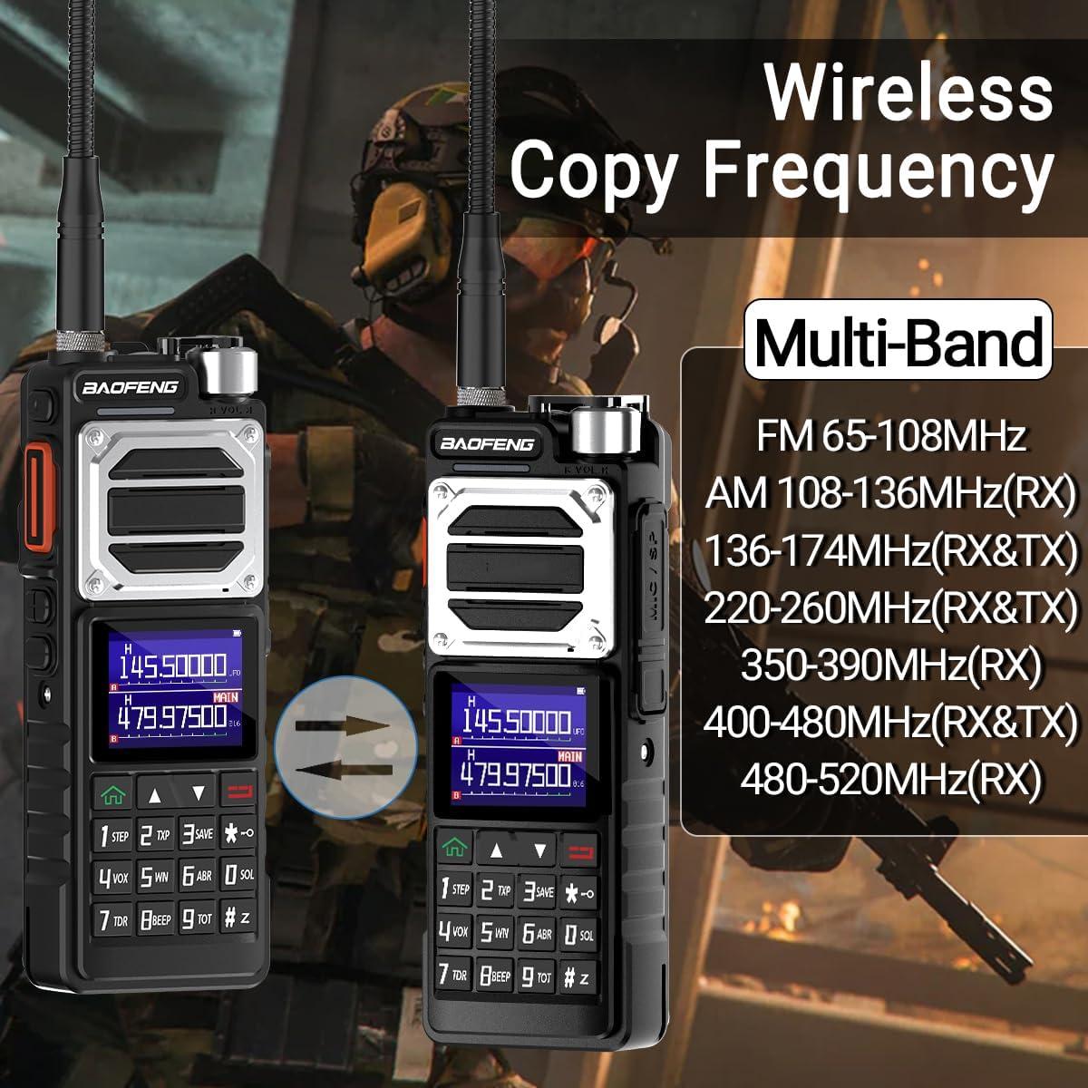 Radio de Ham Baofeng UV-25 Portátil 10W Carga Tipo-C 5200mAh