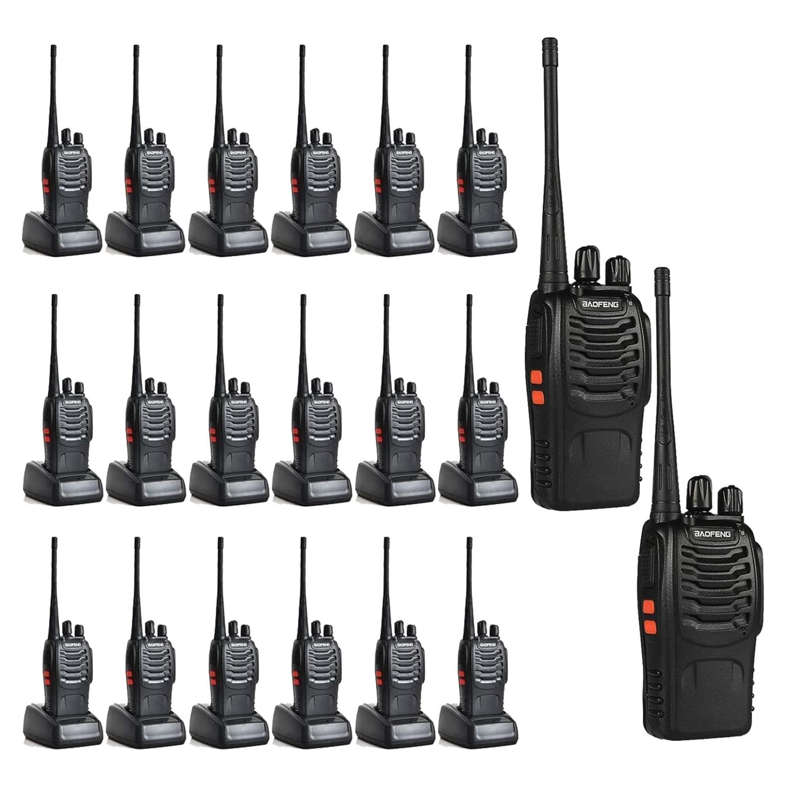 Walkie Talkie BAOFENG BF-888S Paquete de 20 Unidades 4.83 km