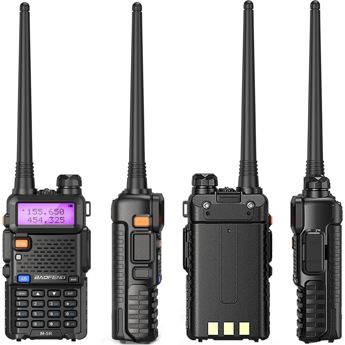 Baofeng M-5R Radio Portátil 8W Bidireccional USB-C