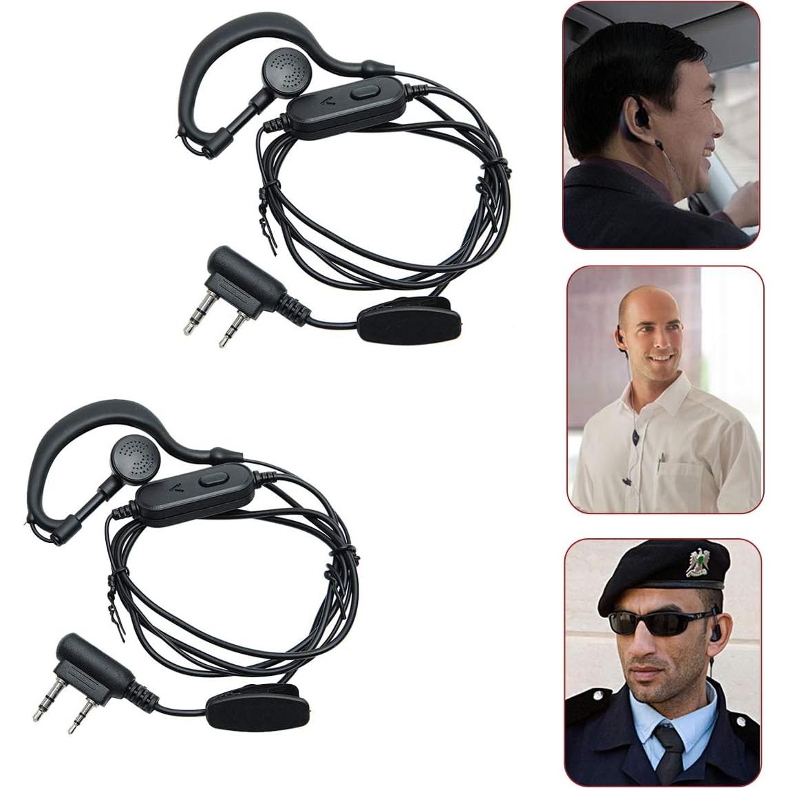 Auriculares BAOFENG de Dos Vías con Conector K - 2 Pack