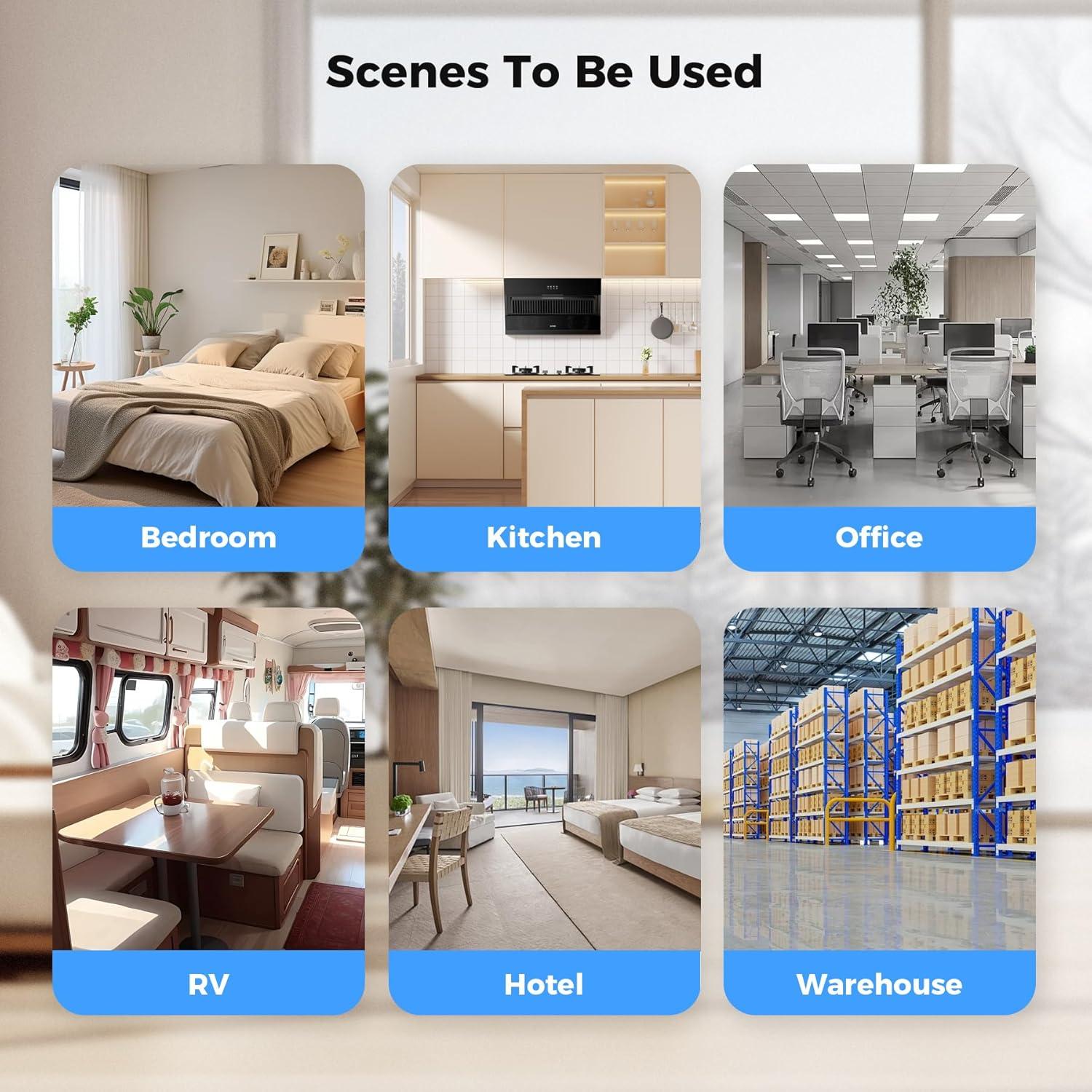 Detector de Monóxido de Carbono y Gas Xalire YC401 Pro Plus - Blanco