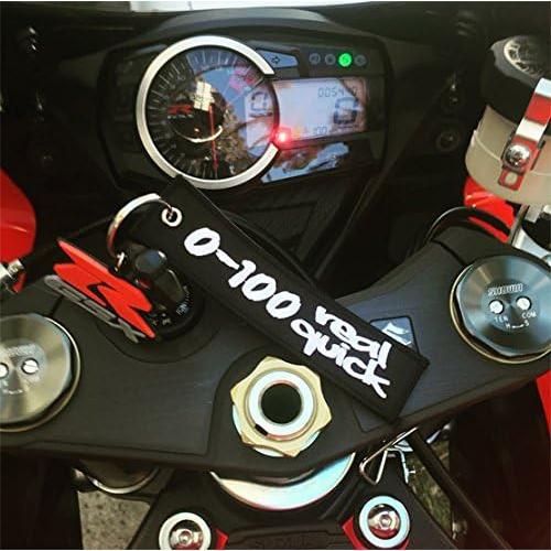 MotoLoot Llavero Motocicletas 0-100 Real Quick 13cm