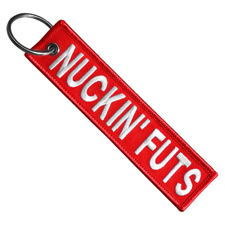 Llavero Nuckin' Futs para motos y coches - Doble cara