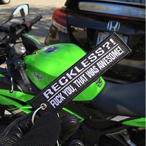 Llavero MotoLoot Reckless?! 3x13 cm para Motocicletas