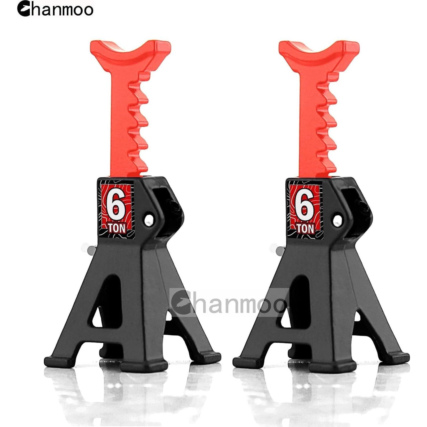 Soportes de Jack RC Chanmoo 1:24 Ajustables Metal 2 PCS