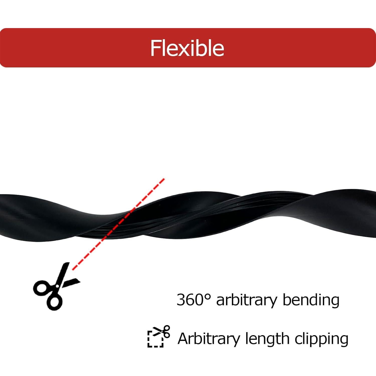 Moldura de goma T Aroilder 6.1m 3/4" negra para bordes