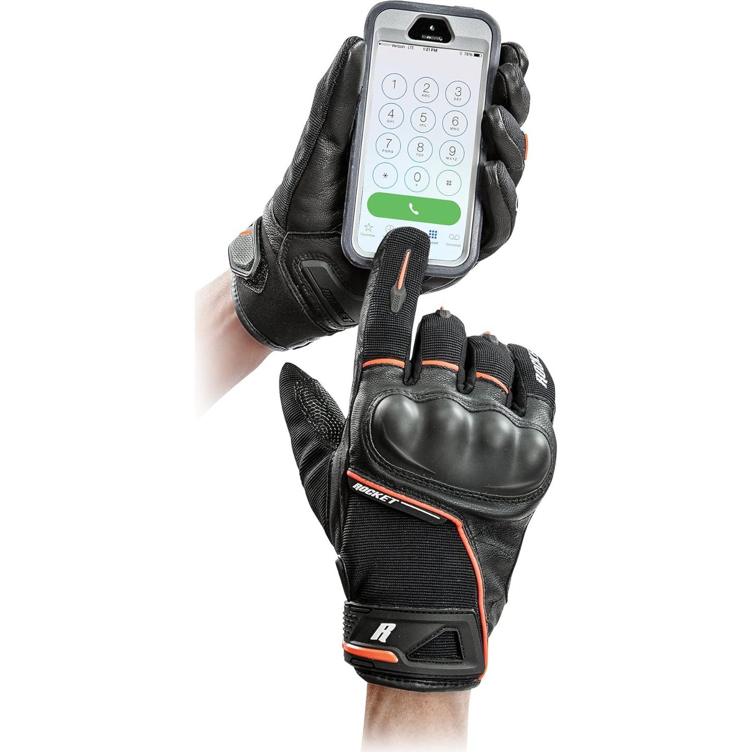 Guantes de Moto Joe Rocket Medianos Negro/Blanco