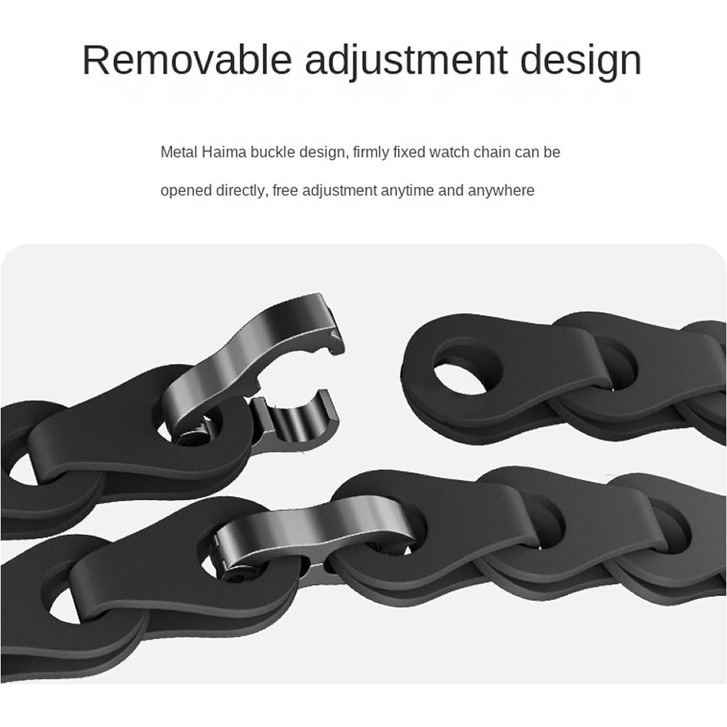 Correa de Silicona PINHEN para Mi Band 8 y 9 - Gris