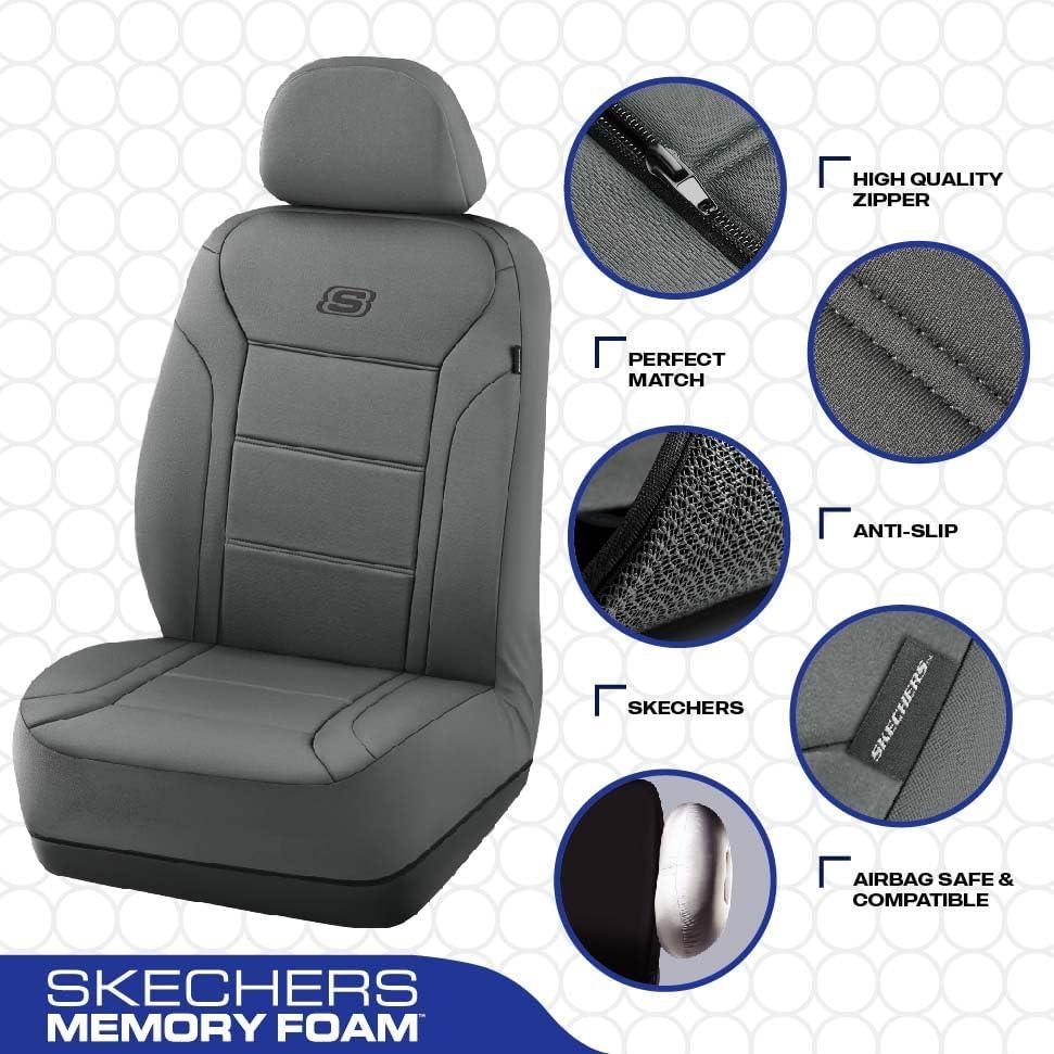 Funda de Asiento de Coche Skechers con Espuma de Memoria