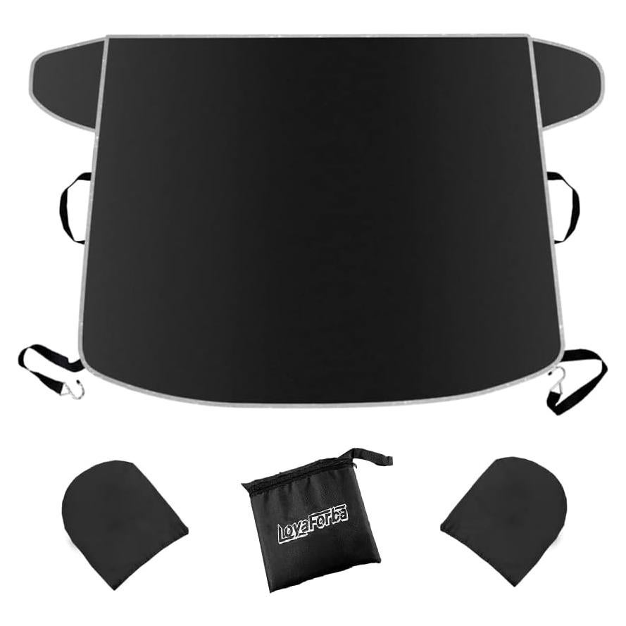 Cubierta de Nieve LoyaForba para Parabrisas - Impermeable 119x198cm