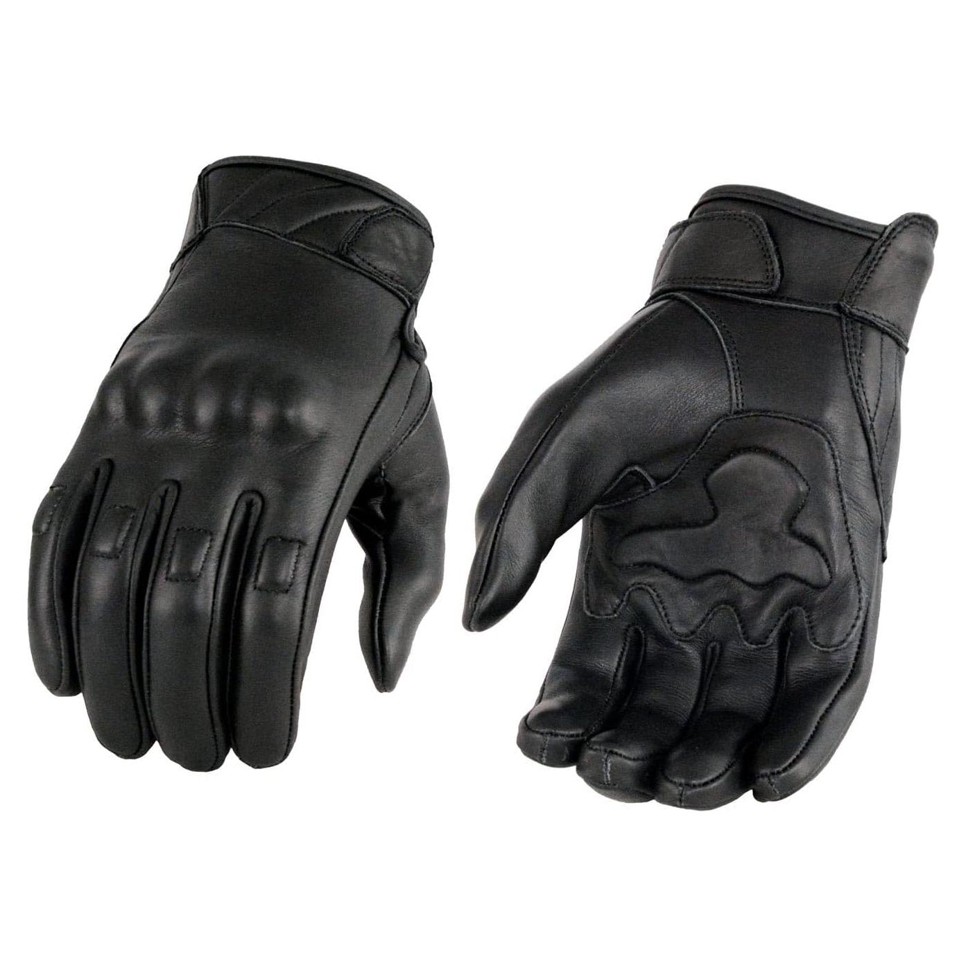 Guantes de motocicleta Milwaukee Leather MG7501 con gel y táctil