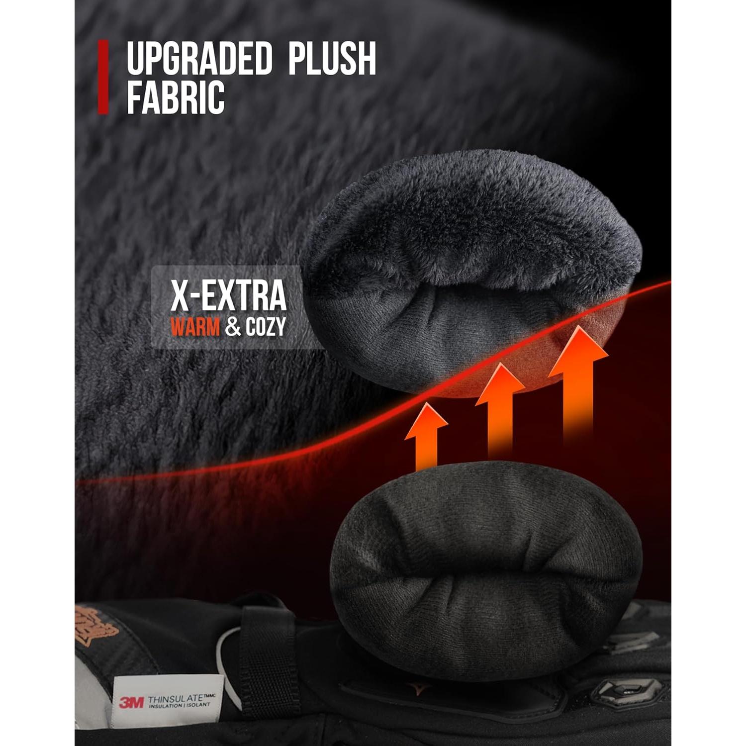 Guantes de Moto Grapelet XL Impermeables y Táctiles