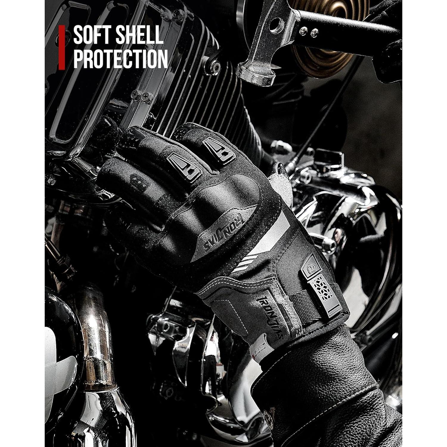 Guantes de Moto Grapelet XL Impermeables y Táctiles