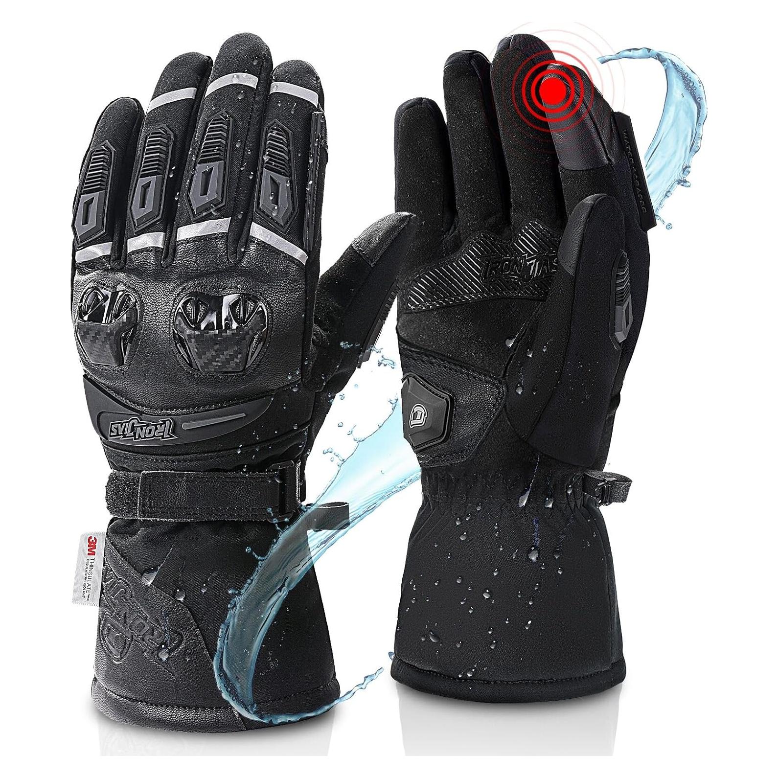 Guantes de Motocicleta Grapelet Invierno XL Impermeables