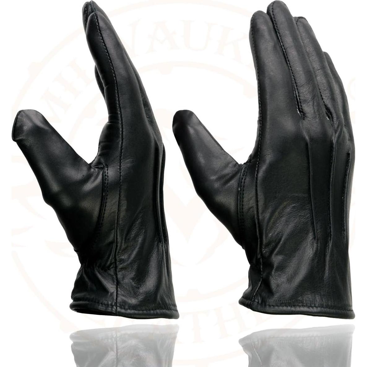 Guantes de motocicleta Milwaukee Leather SH234 térmicos negros