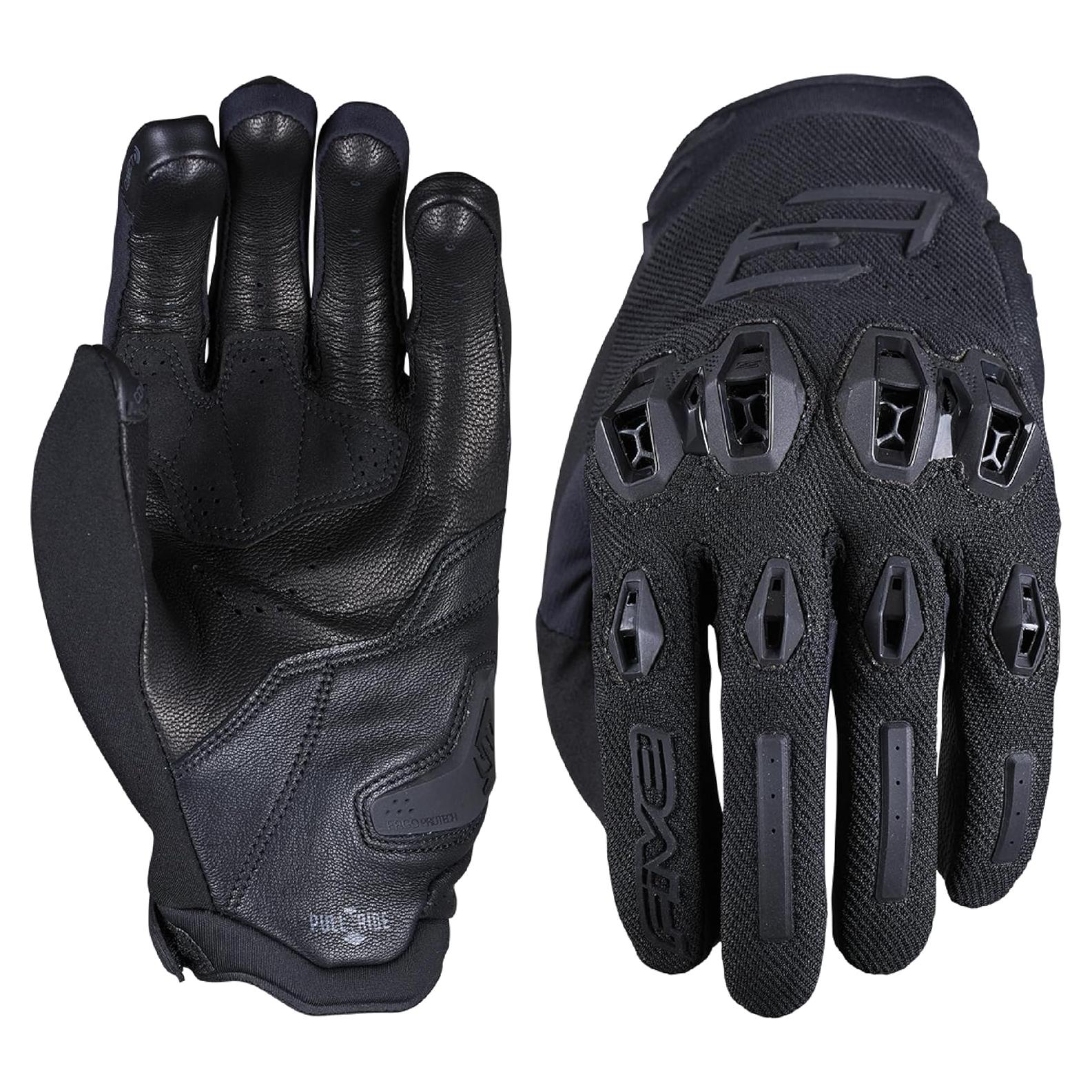 Guantes de Motocicleta FIVE Stunt EVO 2 Talla 11 XL Negro